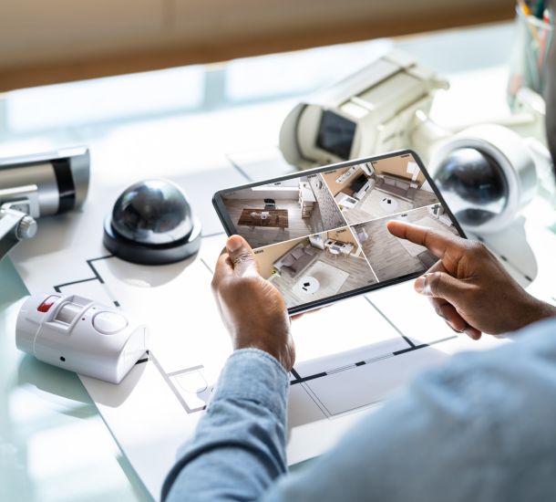 Allarme di sicurezza e sorveglianza antincendio a circuito chiuso